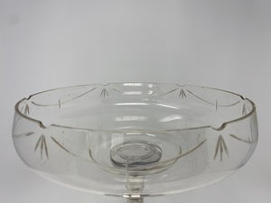 Silver Plated Glass Centrepiece