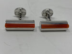 Load image into Gallery viewer, Silver and Resin Cufflinks
