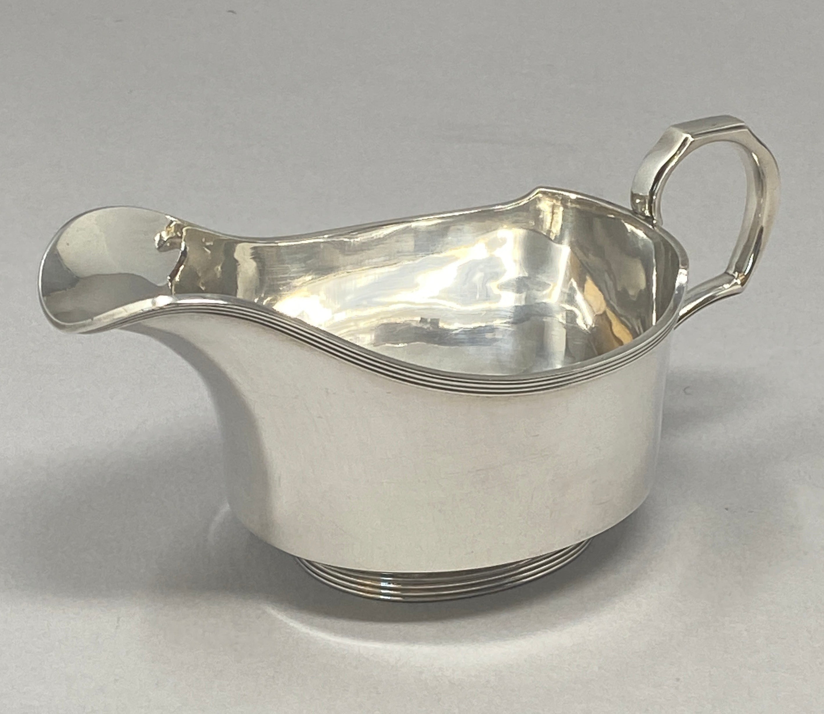 Silver Art Deco Sauce Boat