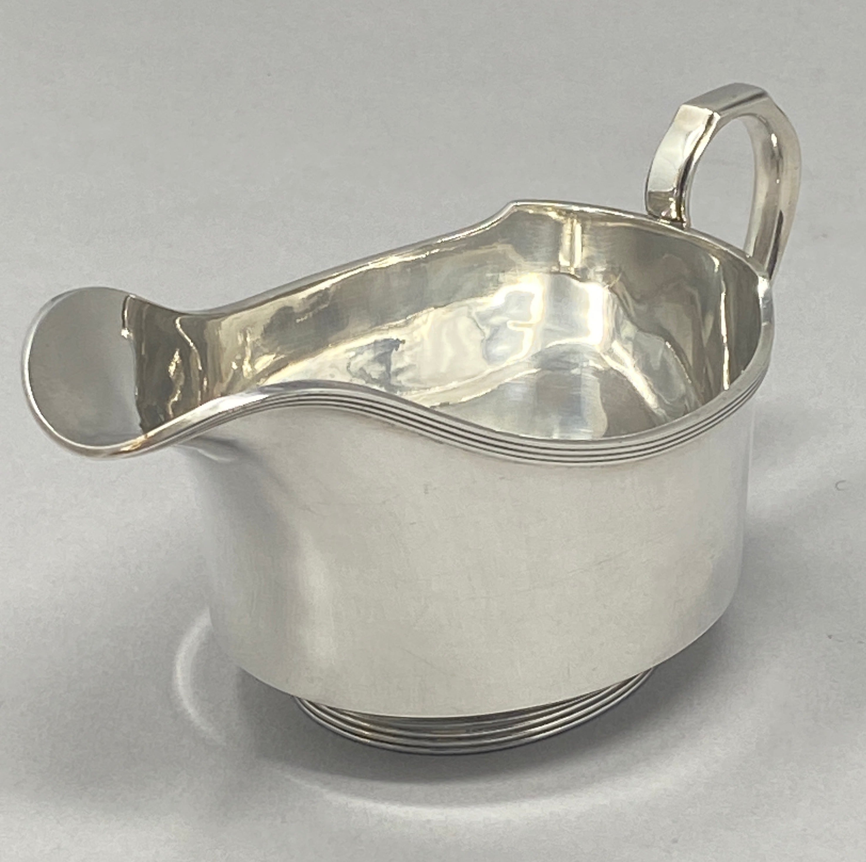 Silver Art Deco Sauce Boat
