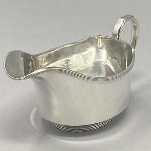 Silver Art Deco Sauce Boat
