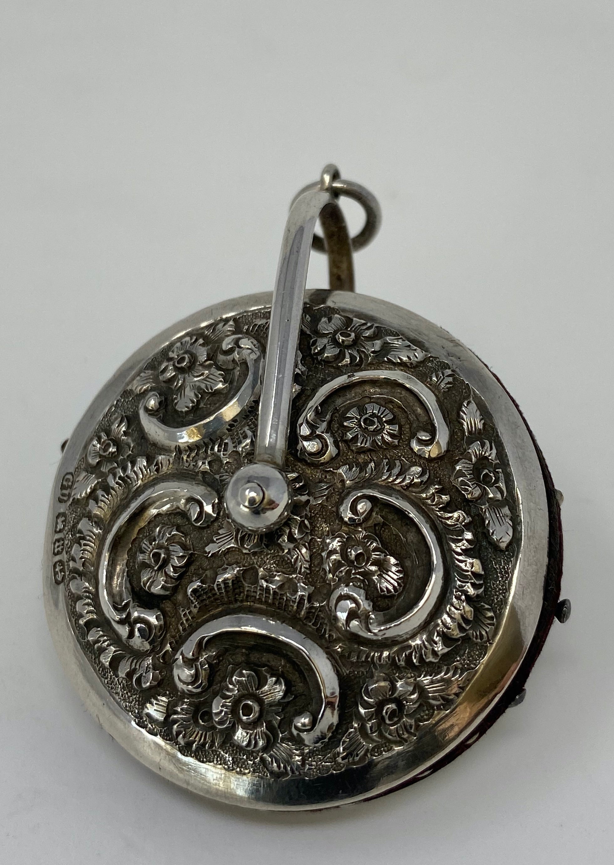 Victorian Silver Pin Cushion