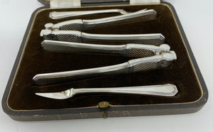 Antique Silver Plated Mappin & Webb Nutcracker Set