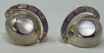 Load image into Gallery viewer, Pink Mother of Pearl and Sterling Silver Stud Earrings
