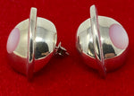 Load image into Gallery viewer, Pink Mother of Pearl and Sterling Silver Stud Earrings
