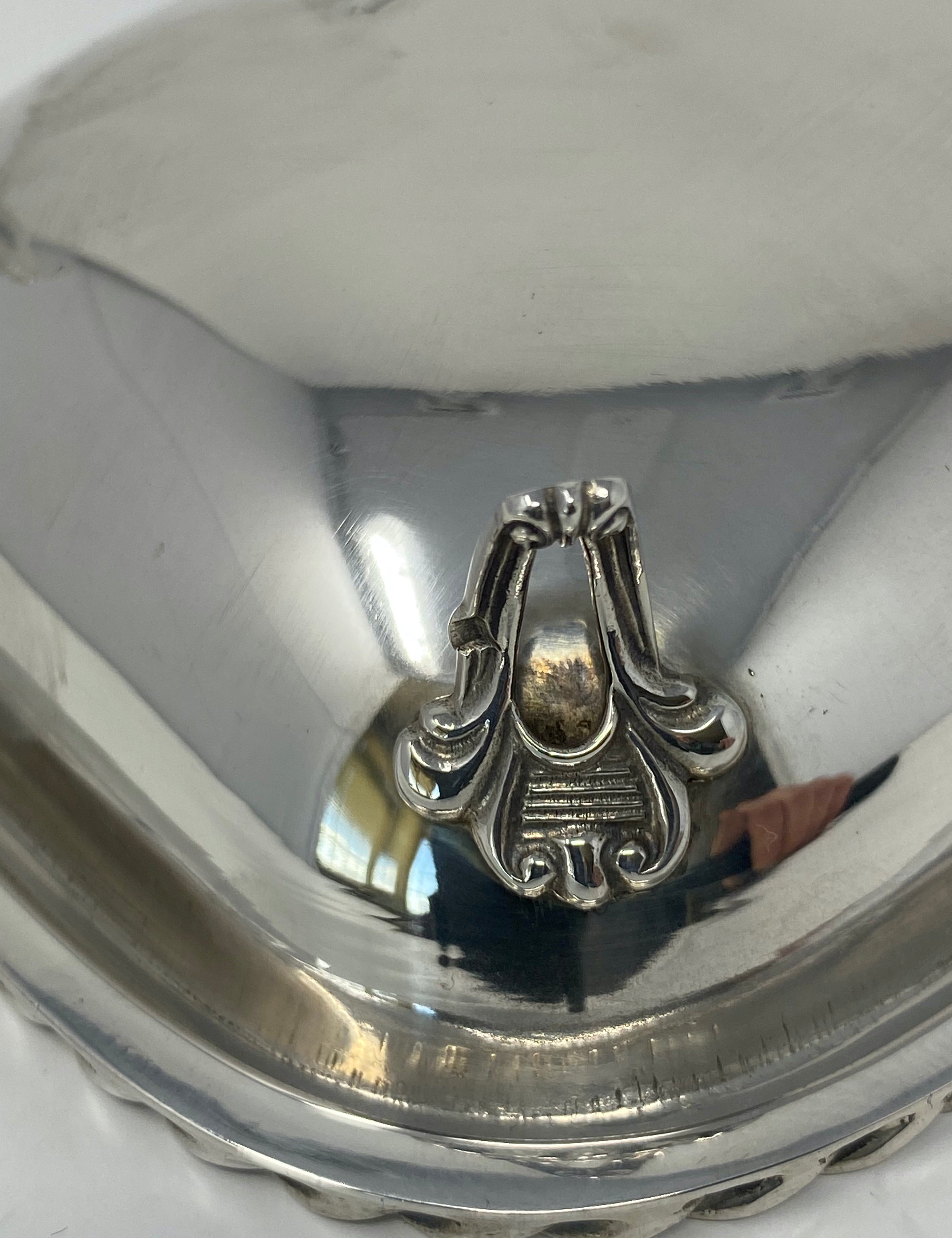 Continental Silver Sweet Dish