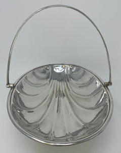 Silver Plated Deco Style Basket