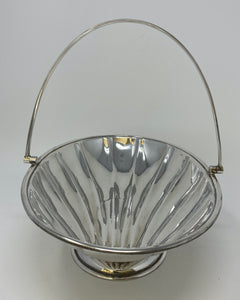 Silver Plated Deco Style Basket