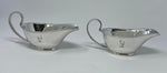 Load image into Gallery viewer, Pair of Silver Plated Sauce Boats with Guiness Crest (worn)
