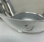Load image into Gallery viewer, Pair of Silver Plated Sauce Boats with Guiness Crest (worn)
