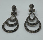 Load image into Gallery viewer, Silver and Marcasite Earrings
