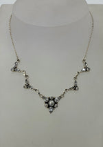 Load image into Gallery viewer, Silver and Cubic Zirconia Necklace
