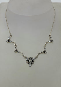 Silver and Cubic Zirconia Necklace