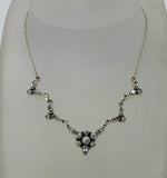 Load image into Gallery viewer, Silver and Cubic Zirconia Necklace
