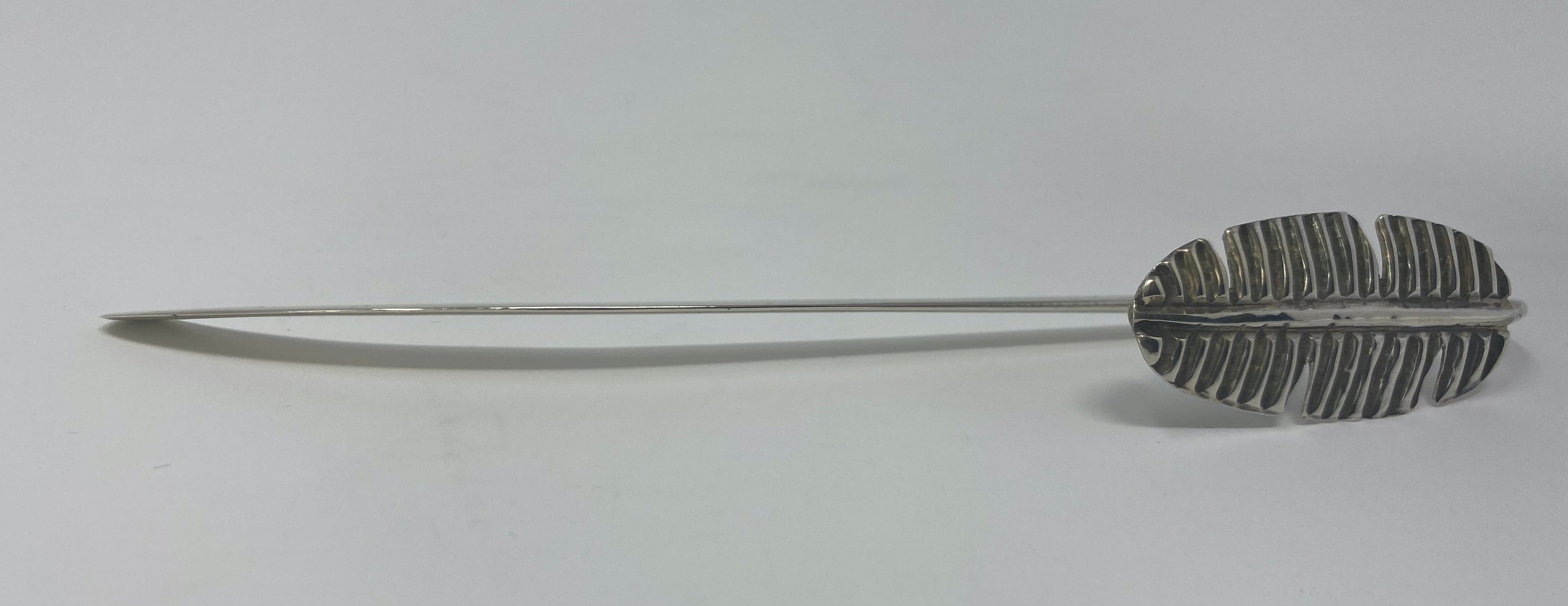 Silver Feather Bookmark