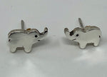 Load image into Gallery viewer, Pair of Silver Children&#39;s Bunny Rabbit Stud Earrings
