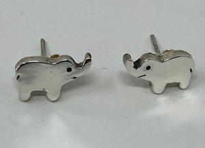 Pair of Silver Children's Bunny Rabbit Stud Earrings