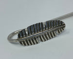 Load image into Gallery viewer, Silver Feather Bookmark
