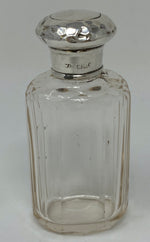 Load image into Gallery viewer, Silver and Glass Dresser Jar
