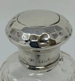 Load image into Gallery viewer, Silver and Glass Dresser Jar
