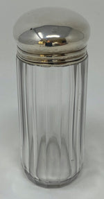 Load image into Gallery viewer, Silver and Glass Dresser Jar
