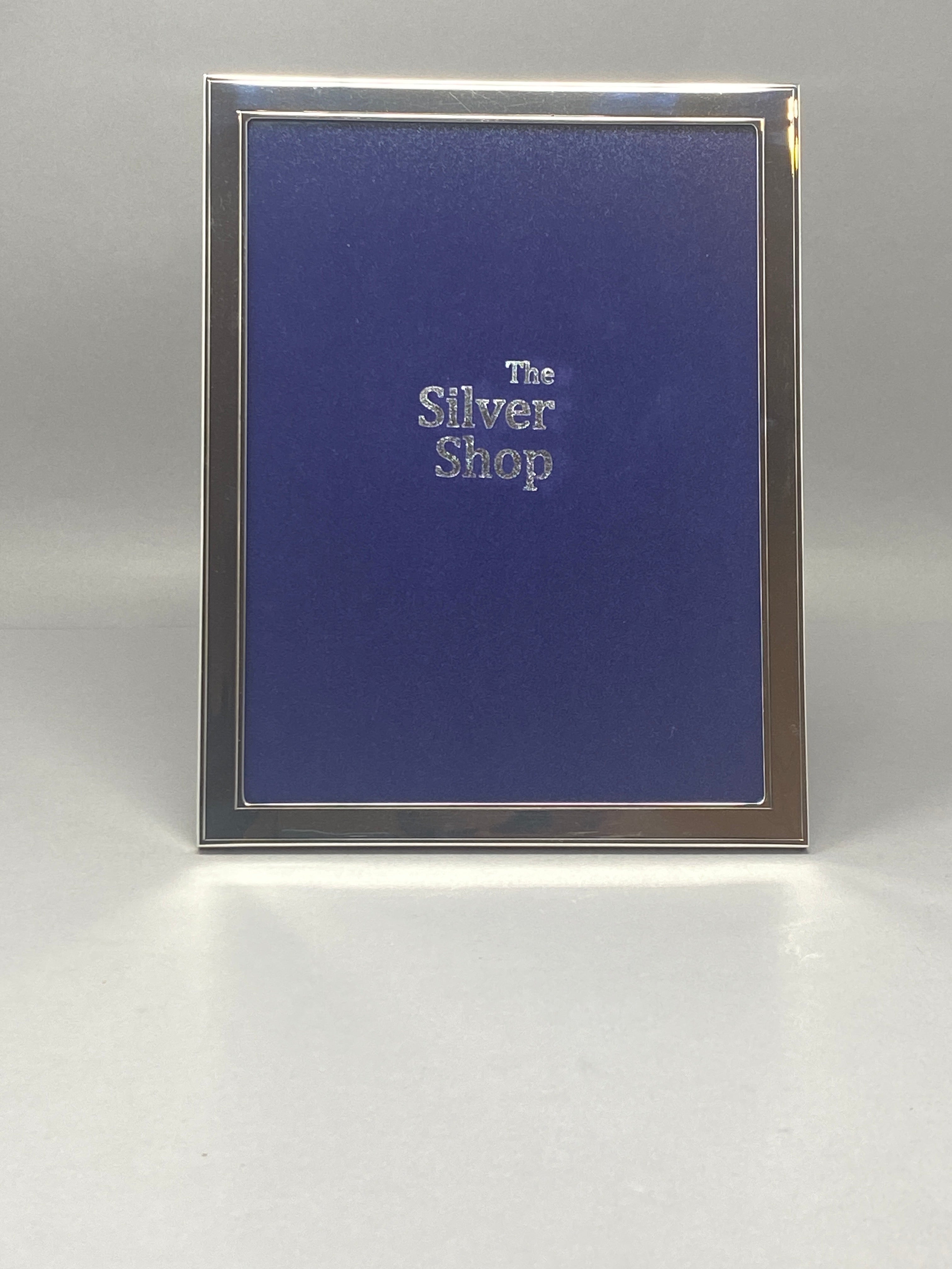 Silver Photo Frame - Thread Design  T/S/S