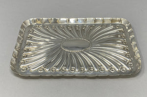 Antique Silver Dressing Table Tray