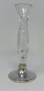 Silver and Glass Vase