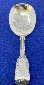 Load image into Gallery viewer, Antique George IV Silver Caddy Spoon
