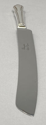 Load image into Gallery viewer, Silver Plated Bread Knife with Serated Edge
