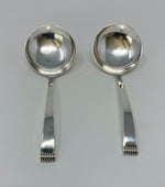Load image into Gallery viewer, Pair of Silver Spoons - Cream/Sauce Ladles
