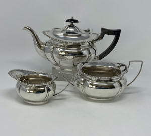 Silver Plated Three Piece Tea Set