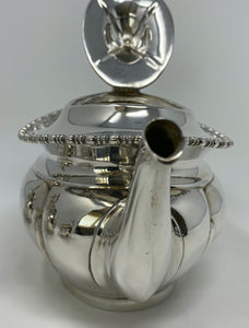 Silver Plated Three Piece Tea Set
