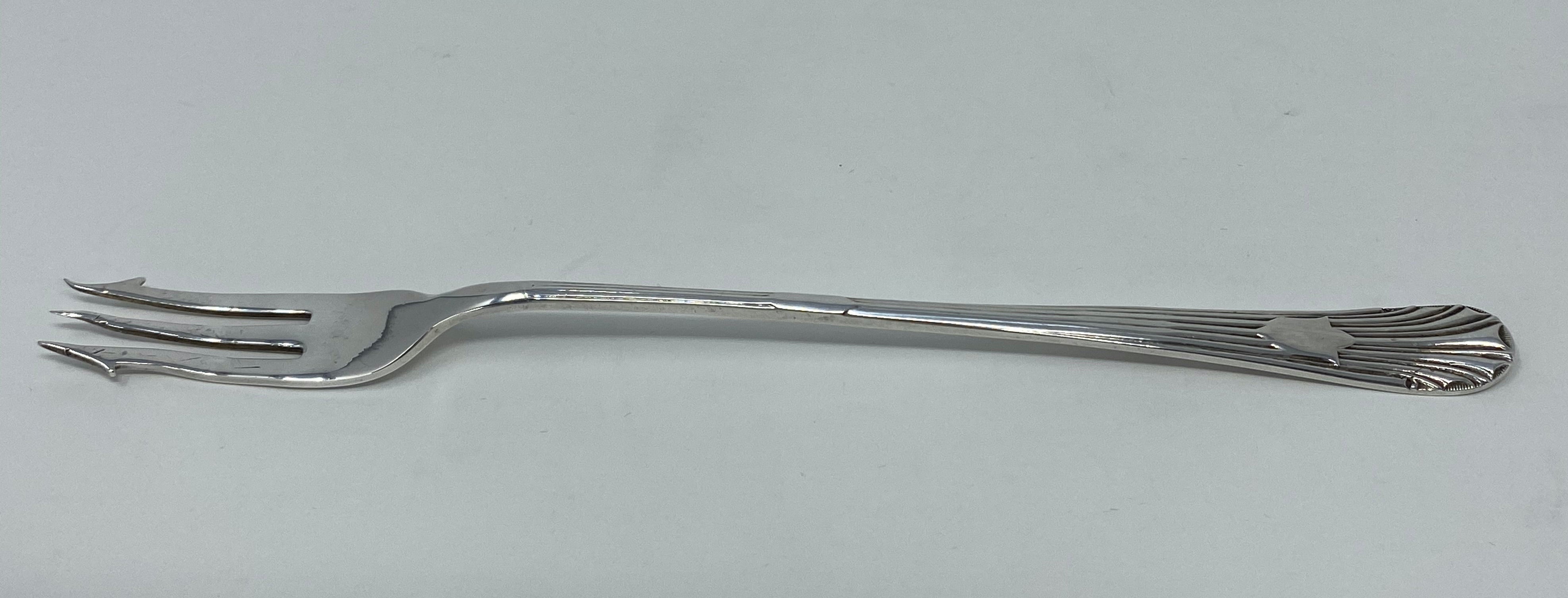 Silver Plated Pickle Fork