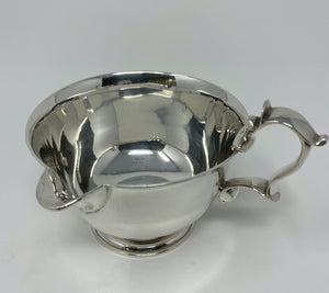 Silver Shaving Bowl