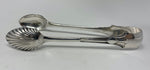 Load image into Gallery viewer, Antique Silver Plated Onslow Pattern Tongs - Sugar or Ice
