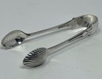 Load image into Gallery viewer, Antique Silver Plated Onslow Pattern Tongs - Sugar or Ice
