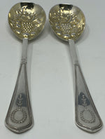 Load image into Gallery viewer, Pair of Silver Plated Berry Spoons
