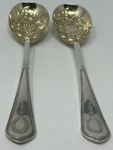 Pair of Silver Plated Berry Spoons