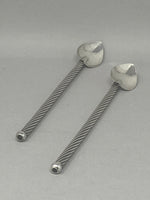 Load image into Gallery viewer, Pair Vintage Cocktail Spoons/Straws
