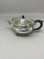 Load image into Gallery viewer, Antique Silver Tea Pot - Pierced Border
