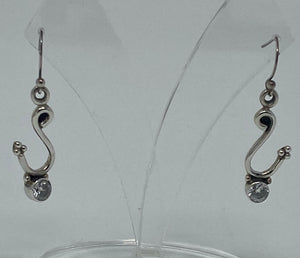 Silver and Cubic Zirconia Earrings