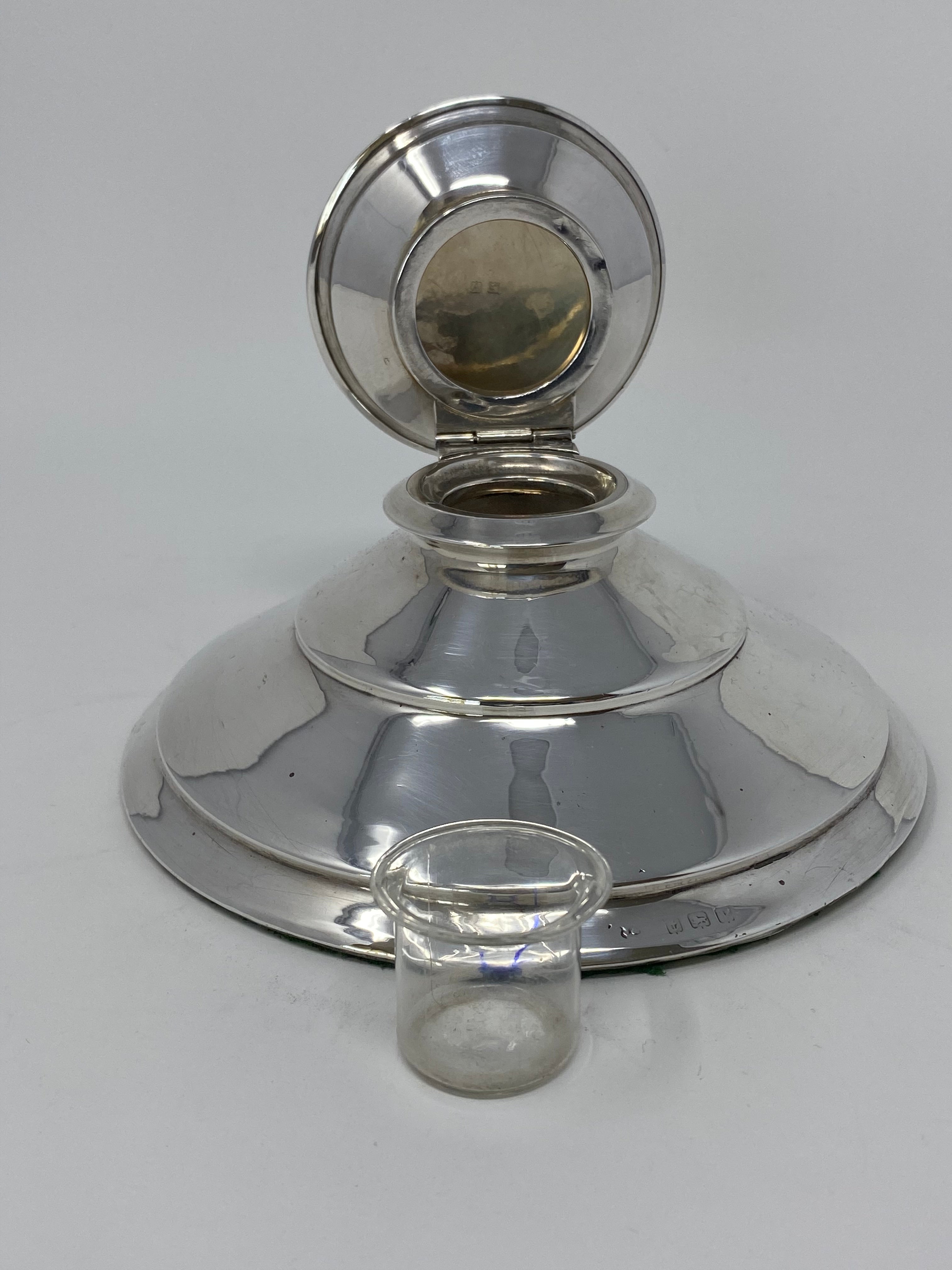 Silver Inkwell