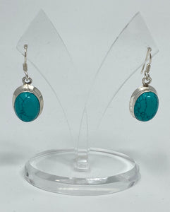 Silver and Turquoise Earrings