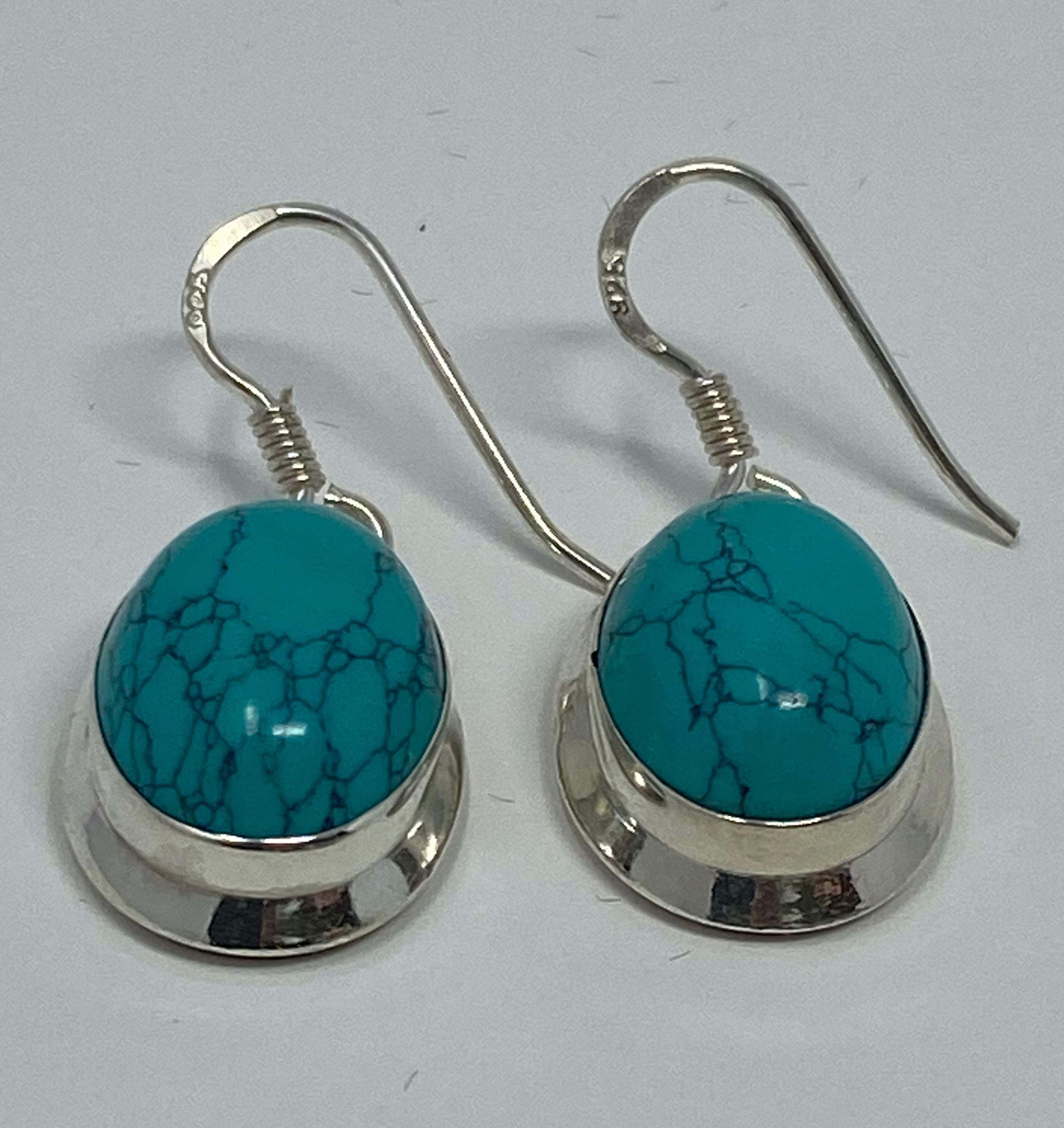 Silver and Turquoise Earrings