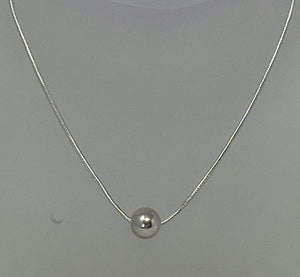 Silver Bead Necklace