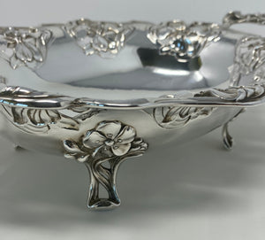 Silver Art Nouveau Dish