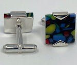 Load image into Gallery viewer, Multi Colour Resin Cufflinks
