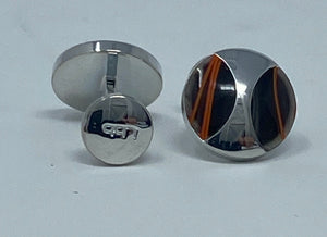 Round Resin Cufflinks