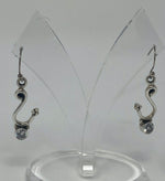 Load image into Gallery viewer, Silver and Cubic Earrings
